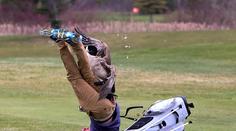 Fotografie, která boří internet! Golfistu sestřelila divoká husa