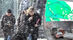 Mráz -10 stupňů a sněhové přeháňky. Podívejte se, kolik napadne u vás! MAPY SNĚHU