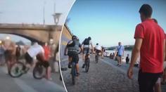 Cyklisté na náplavce kličkovali mezi lidmi. Jednoho chodce srazili