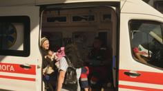 Ukrajinští zdravotníci evakuovali tři desítky nemohoucích lidí a invalidů