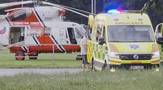 Na Rokycansku se zřítili parašutisté. Čtyři jsou těžce zranění