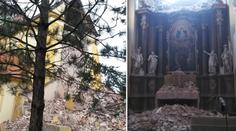 Zlé znamení? Ve vesnici na Záhorí spadla kostelní věž!