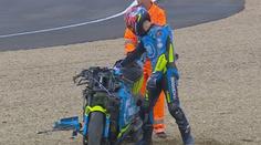 V tréninku MotoGP měl Ogura děsivý pád. Márquez kraloval i přes problémy