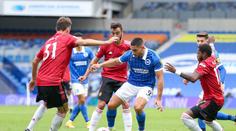 Blázinec v Brightonu: Manchester vyhrál gólem po konečném hvizdu