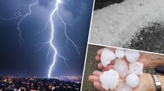 V Česku udeřily bouřky, vítr dosáhl síly vichřice. Hrozí i krupobití!