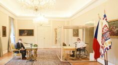 Do Lán přijeli další adepti na ministry. Zeman přijal Rakušana i Síkelu