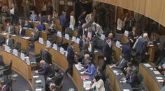 Skandál v rakouském parlamentu. Část poslanců opustila sál při projevu Zelenského