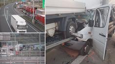 Vážná nehoda na Pražském okruhu, doprava zkolabovala