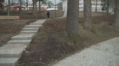 Prachatice otevřely opravený park. Lidem vadí, že není úplně bezbariérový