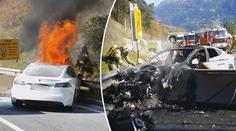 Hořící Tesla vyvolala otázku - jak se hasí elektromobily?
