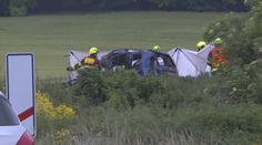 Vlak na Brněnsku zdemoloval osobní auto. Řidič neměl šanci přežít