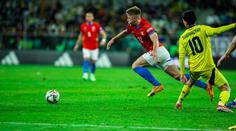 Červ se poprvé prosadil za reprezentaci. Češi ale s Ukrajinou jen remizovali