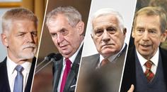 Češi hodnotili všechny prezidenty. Klaus a Zeman budou zuřit