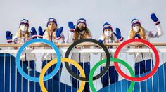 Češi poznávají olympijské stadiony. Fernstädtová pózuje s jamajským bobem
