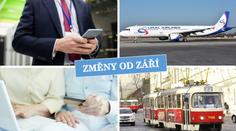 Neomezená data či nové jízdní řády: Tyto změny nás čekají v září!