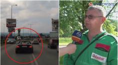 Řidič, který blokoval sanitku: Dělal jsem cestu, riskoval jsem život!
