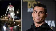 Další rána pro Ronalda: Z jeho sochy udělali Messiho!