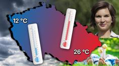 Teploty rozdělily Česko! Na západě lidé klepou kosu, na východě se opalují