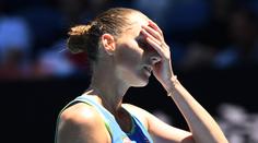 Plíšková úvodní zápas sezony nezvládla, ztratila jasné vedení