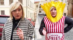 Schillerová řeší politiku v kostýmu hranolek. Vstoupila do cirkusu, říká expert