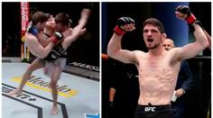 Škrcení za milion. UFC nováček si skočil pro výhru a extra odměnu