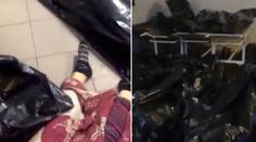 Šokující záběry: Ruskou márnici zaplnily desítky pytlů s oběťmi covidu