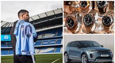 Agüero se v Manchesteru loučil dárky za miliony, rozdával hodinky i auto