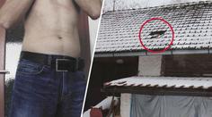 Zloděj využíval svou postavu, do chatek se protáhl malou škvírou