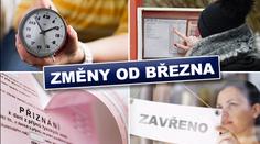 Změny v březnu: Nové jízdní řády i termíny, které nesmíte propásnout