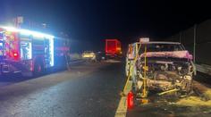 Hromadná nehoda uzavřela dálnici D1. Pět lidí se zranilo
