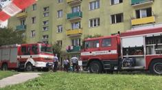 V Přerově vyhořel byt. Hasiči evakuovali 20 lidí, pět se zranilo