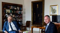 Zeman diskutoval s ministrem školství Gazdíkem. "Vyčinil" mu jednu věc