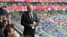 Putin se na fotbalu v Rusku zděsil. Projev viděl poloprázdný stadion