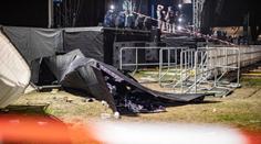 Neštěstí na koncertu v Německu. Obří obrazovku shodil vítr. 28 zraněných