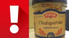 Výrobce škudlil na mase! Vepřové od známé značky muselo pryč z regálů