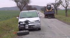 Utržené kolo jim zničilo auto! Zrovna když vezla dceru do školky