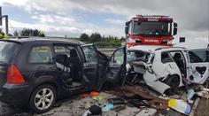 Hromadná nehoda ucpala dálnici D1! Zranilo se 7 lidí, část vyprošťovali