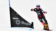 Další český úspěch na snowboardu. Maděrová byla druhá v obřím slalomu