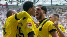 Dortmund je jednu výhru od titulu. Hrubky obrany stály Leverkusen dva body