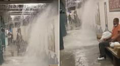 V newyorském metru vznikl vodopád, který ho zaplavoval