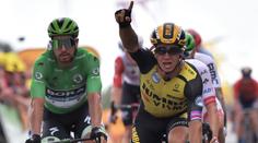 Sagan marně bojoval! V závěrečném spurtu skončil třetí