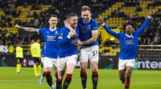 Evropská liga: Dortmund drtivě padl s Rangers, Barcelona doma remizovala