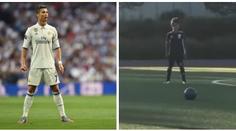 Jde v jeho stopách. Malý Ronaldo pálí jako táta, okoukal už i postoj!