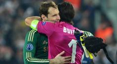 Byl to gólman pro velké zápasy, měli jsme dobrý vztah, říká o Buffonovi Čech
