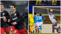 Famózní volej i krásný přímák. TOP góly play-off Evropské ligy