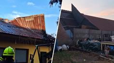 Vesnice na Brněnsku zpustošil downburst. Vítr měl zřejmě přes 150 km/h