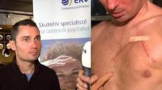 Zraněný paralympik Ježek ukázal jizvu. Rychle se léčí a chce do Ria