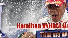 F1: Hamilton dominoval v Číně a titul má na dosah