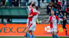 Slavia si smlsla na oslabené Dukle. Střelecky zářil Hušbauer