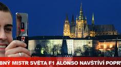 Dvojnásobný mistr světa F1 Alonso poprvé navštíví Prahu